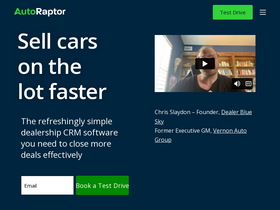 'autoraptor.com' screenshot
