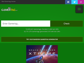 'gamertag.net' screenshot