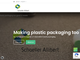 'schoellerallibert.com' screenshot