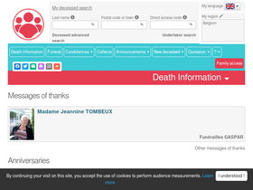 'enaos.be' screenshot