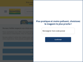 'bureau-vallee.fr' screenshot