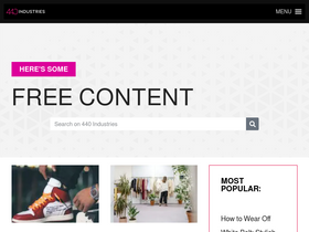 '440industries.com' screenshot