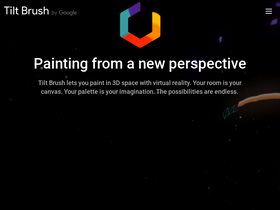 'tiltbrush.com' screenshot