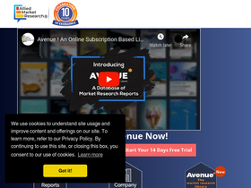 'alliedmarketresearch.com' screenshot