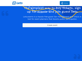 'lets.events' screenshot