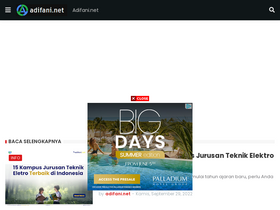 'adifani.net' screenshot