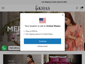 'khasstores.com' screenshot
