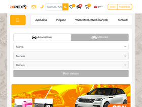 'dipex.lv' screenshot