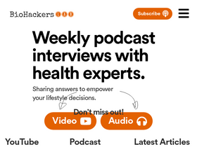 'biohackerslab.com' screenshot