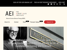 'albertellis.org' screenshot