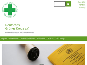 'dgk.de' screenshot