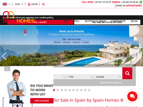 'spainhomes.com' screenshot