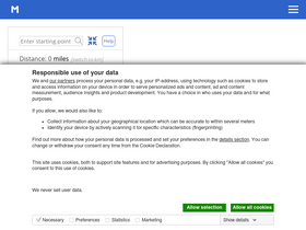 'gmap-pedometer.com' screenshot