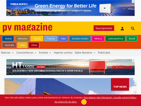 'pv-magazine.es' screenshot