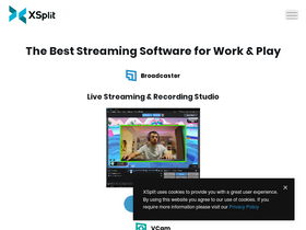 'xsplit.com' screenshot