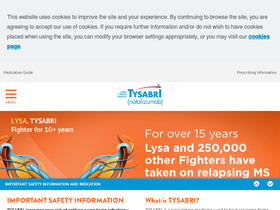 'tysabri.com' screenshot