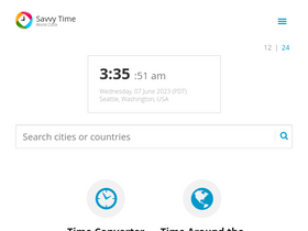 'savvytime.com' screenshot