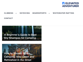 'elevatedadventurer.com' screenshot