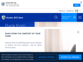 'stanbicibtcbank.com' screenshot
