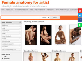 'female-anatomy-for-artist.com' screenshot
