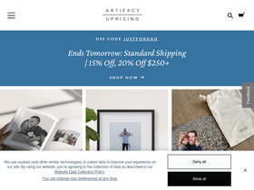 'artifactuprising.com' screenshot