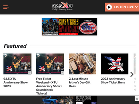 '925xtu.com' screenshot