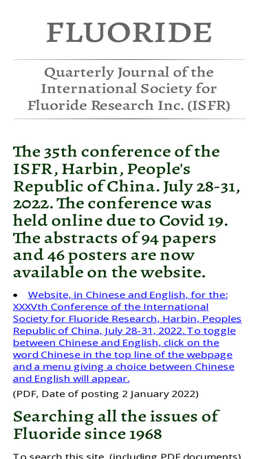 fluorideresearch.org