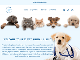 pets-vet.co.za homepage screenshot