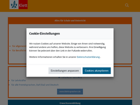 'klett.de' screenshot