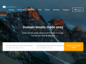 'postale.io' screenshot