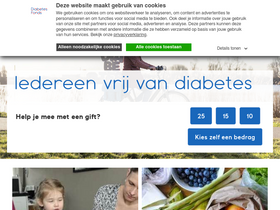 'diabetesfonds.nl' screenshot