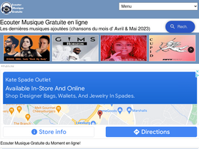 'ecouter-musique-gratuite.com' screenshot