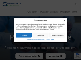 'muj-pravnik.cz' screenshot