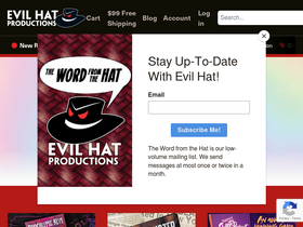 'evilhat.com' screenshot