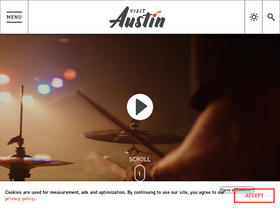 'austintexas.org' screenshot