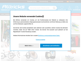 'alltricks.de' screenshot