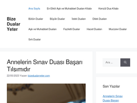 'bizedualaryeter.com' screenshot