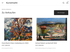 kunstmarkt-beo.ch homepage screenshot
