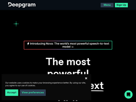 'deepgram.com' screenshot