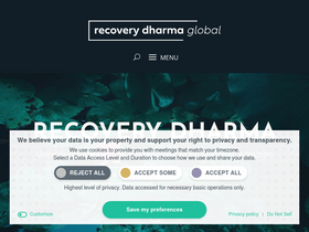 'recoverydharma.org' screenshot