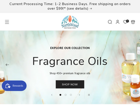 'northwoodcandlesupply.com' screenshot