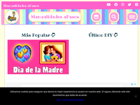 'manualidadesapasos.com' screenshot