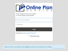 'onlineplanservice.com' screenshot