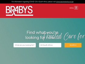 'brabys.com' screenshot