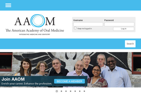 'aaom.com' screenshot