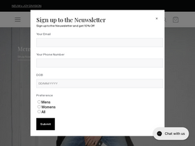 'neuwdenim.com' screenshot