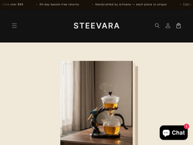 steevara.com homepage screenshot