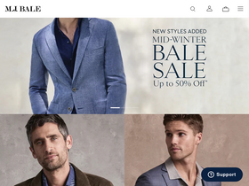 'mjbale.com' screenshot