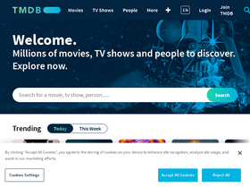 'themoviedb.org' screenshot