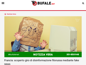 'bufale.net' screenshot